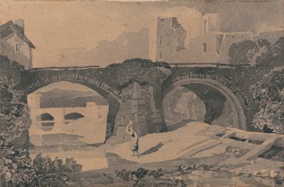 Ponte di Brecon, Yorkshire da John Sell Cotman